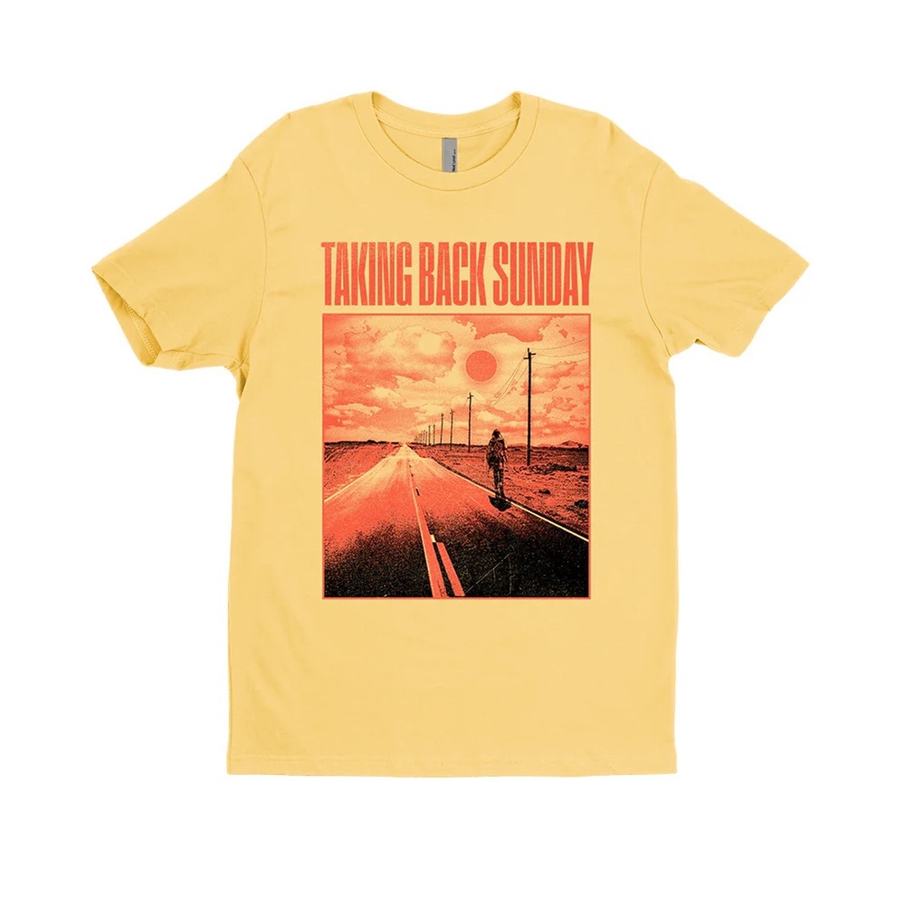 Taking Back Sunday - Hitchhiker Shirt Yellow